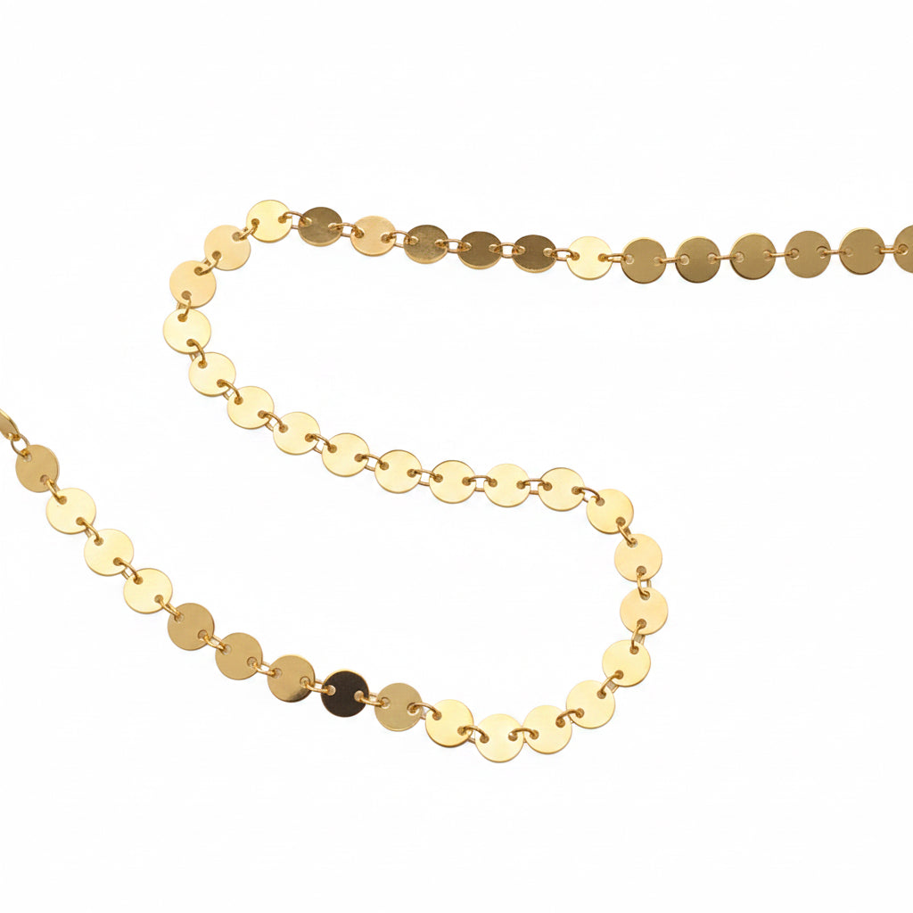 Gold Plated Stainless Steel Choker Necklace - Delicate