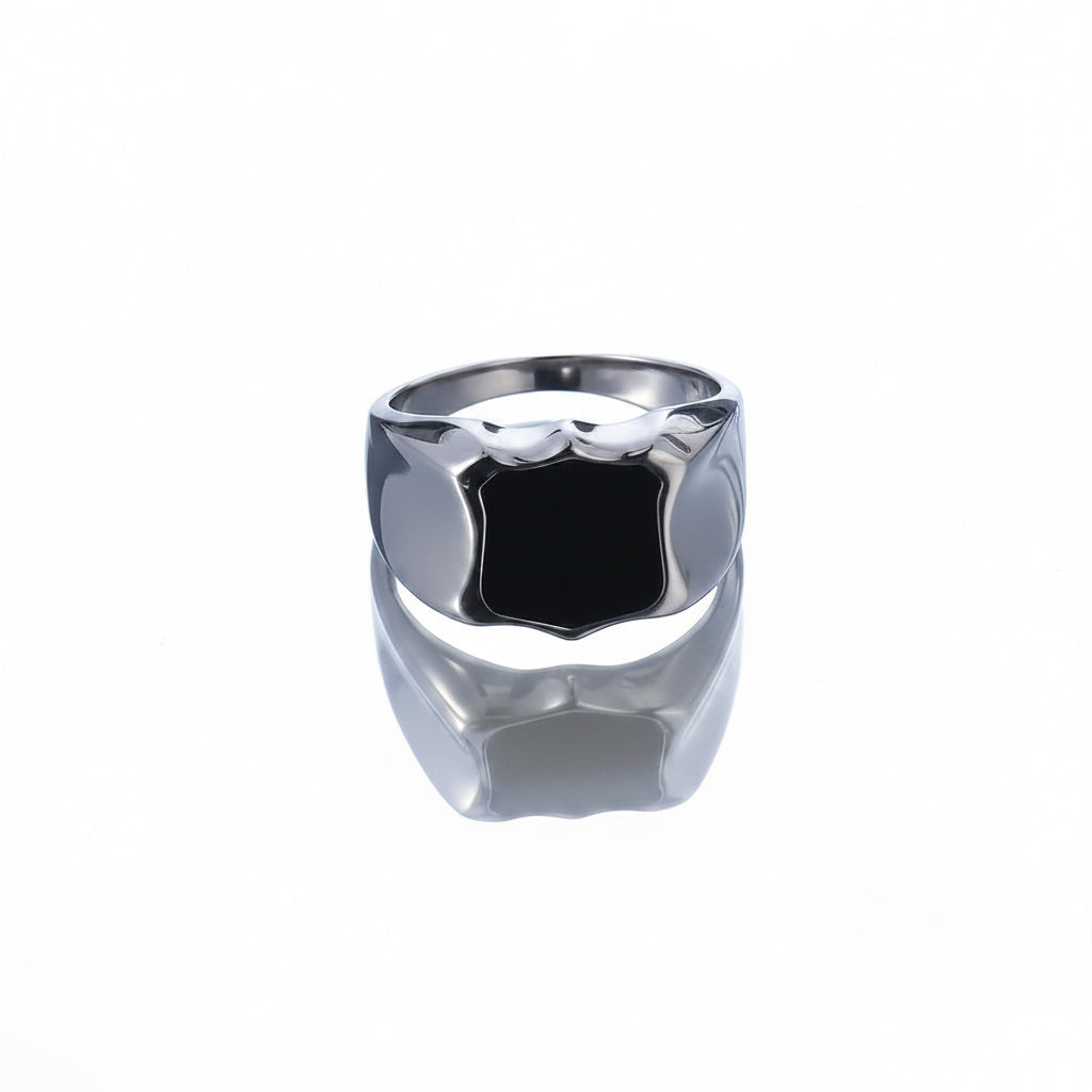 Stainless Steel Ring - Black