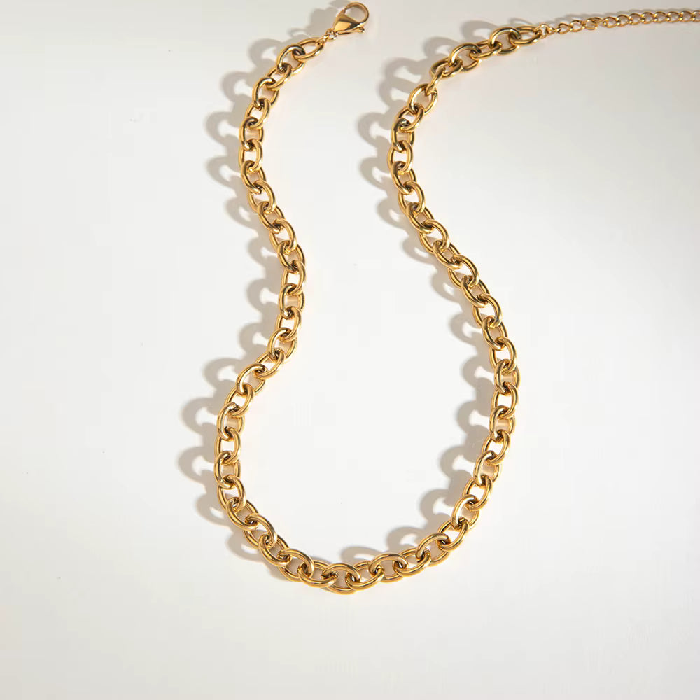 Gold Plated Stainless Steel Chain - Bold