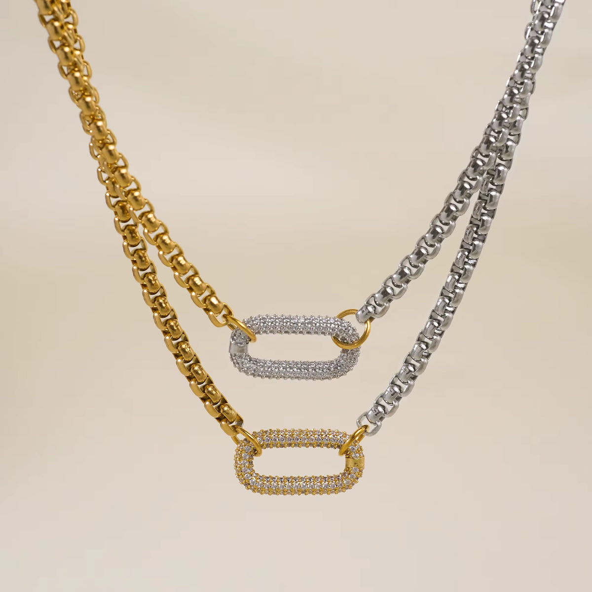 Gold Plated Stainless Steel Necklace - You