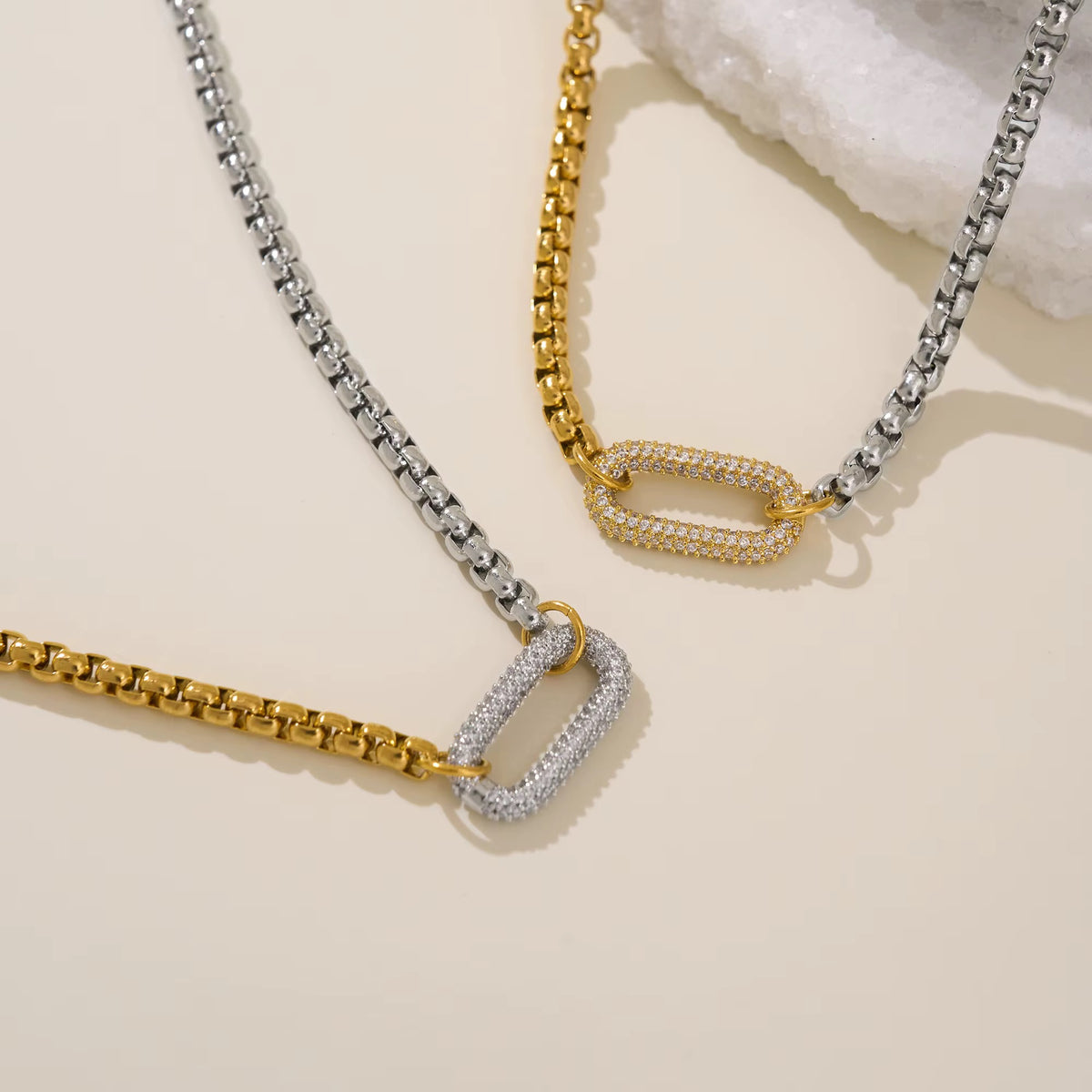 Gold Plated Stainless Steel Necklace - You