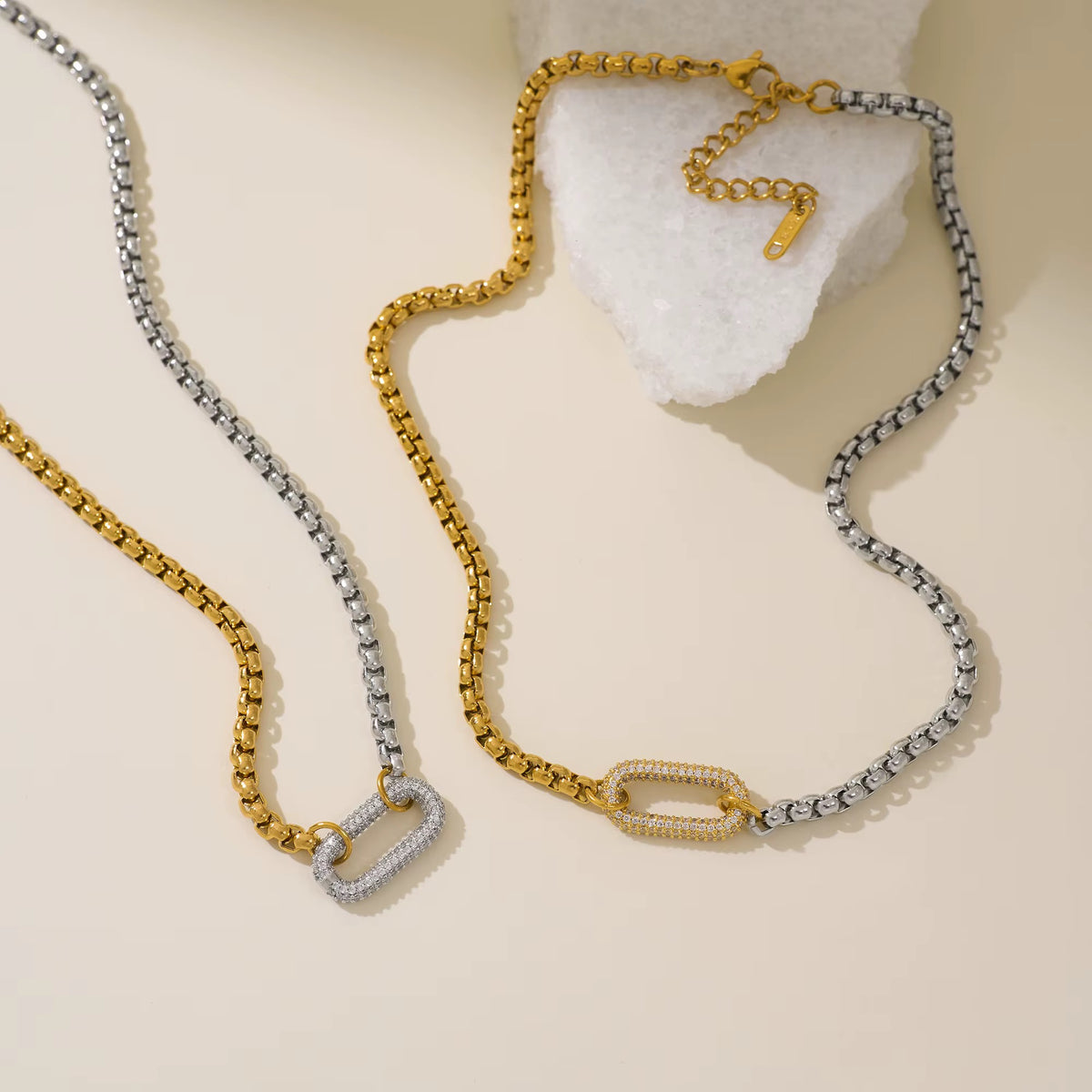 Gold Plated Stainless Steel Necklace - You