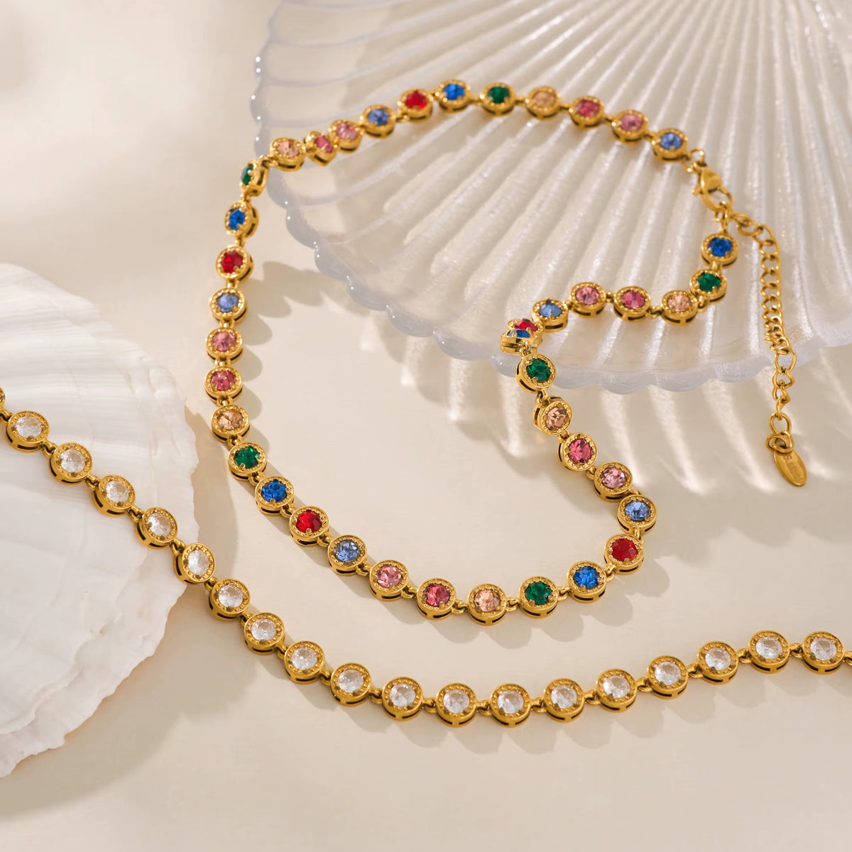 Gold Plated Stainless Steel - Color Choker