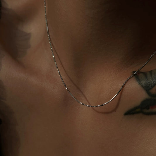 Gold Plated Stainless Steel Chain - Twist Snake