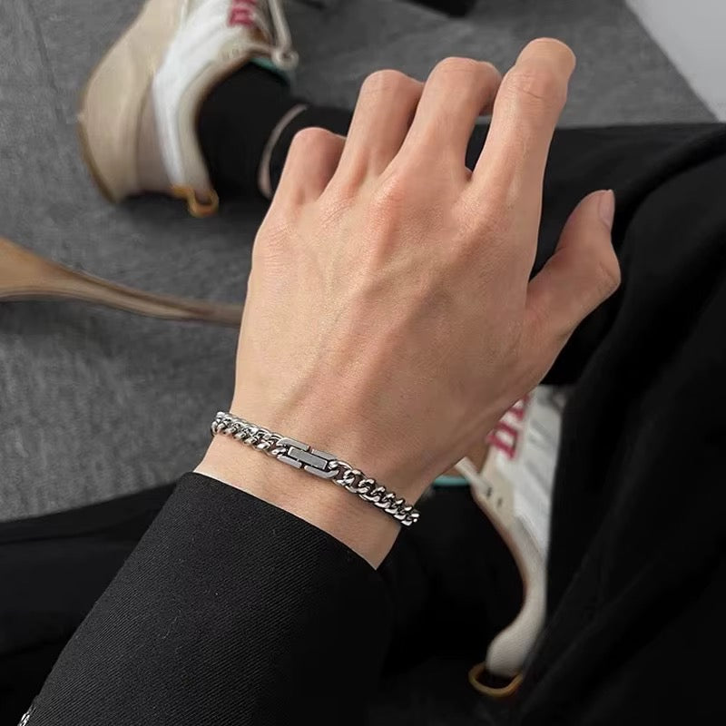 Stainless Steel Bracelet - Cuban Link
