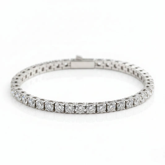 Stainless Steel Tennis Bracelet with Zircon stones - Pulsera