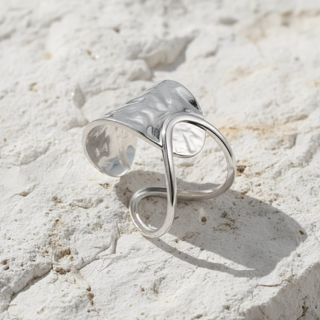 Gold Plated Stainless Steel Ring -  Genial